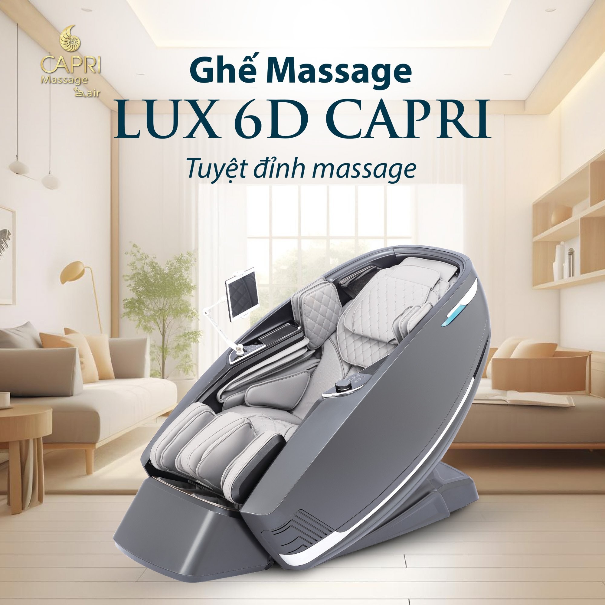 Ghế Massage Lux 6D Capri HD-1360